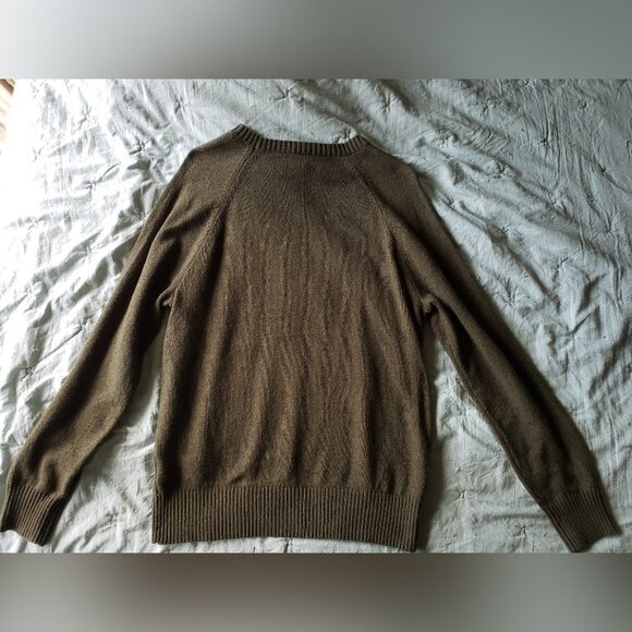 J. Crew Lambs Wool Blend Crewneck Sweater (Green, M) - NWOT - Picture 4 of 6